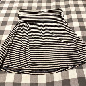 Mossimo Casual Striped Pull On Skater Skirt Size XS